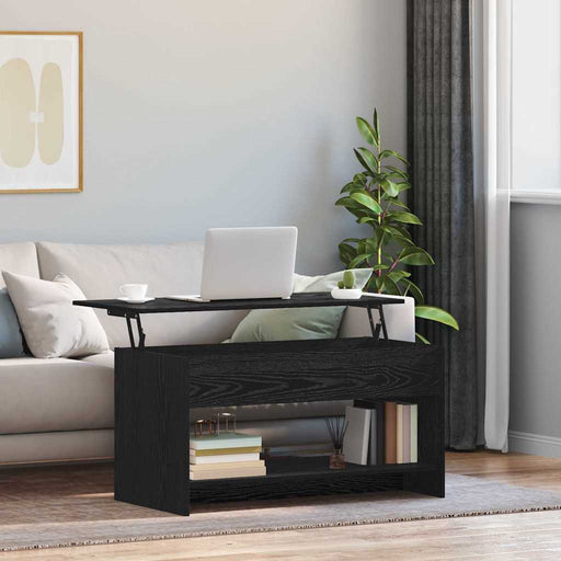 Masă de cafea Stejar Negru 80 x 50,5 x 41,5 cm Lemn compozit - WALTI WALTI