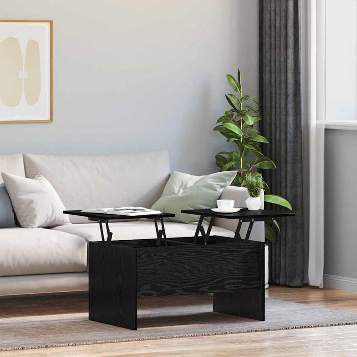 Masă de cafea Stejar Negru 102 x 50,5 x 46,5 cm Lemn compozit - WALTI WALTI