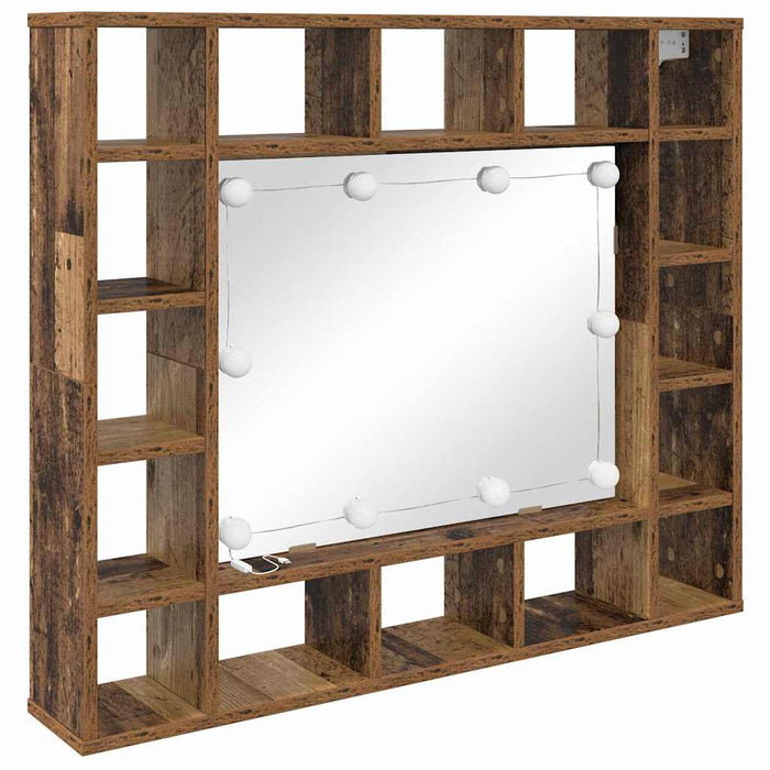 Dulap cu oglindă Lemn vechi 91 x 15 x 76,5 cm Lemn compozit - WALTI WALTI