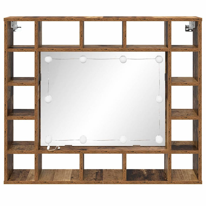 Dulap cu oglindă Lemn vechi 91 x 15 x 76,5 cm Lemn compozit - WALTI WALTI