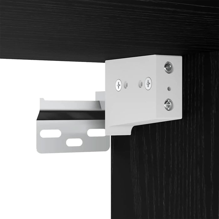 Dulap cu oglindă Stejar Negru 91 x 15 x 76,5 cm Lemn compozit - WALTI WALTI