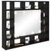 Dulap cu oglindă Stejar Negru 91 x 15 x 76,5 cm Lemn compozit - WALTI WALTI