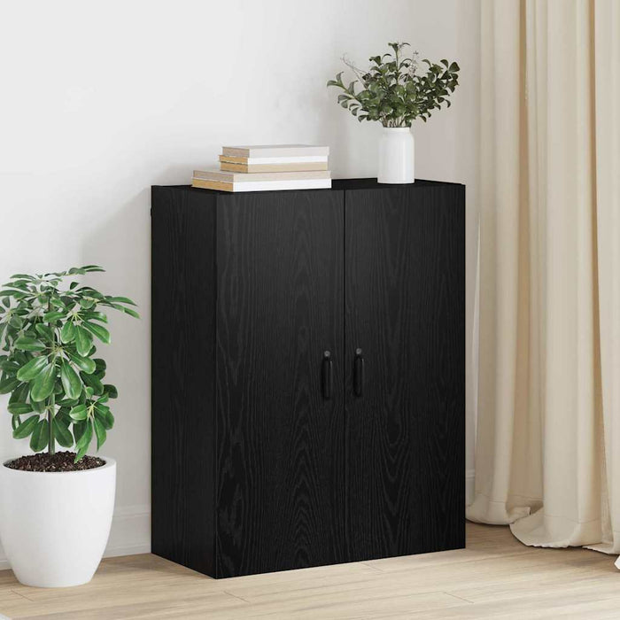 Dulap de depozitare Pe perete Stejar Negru 69,5 x 34 x 90 cm - WALTI WALTI