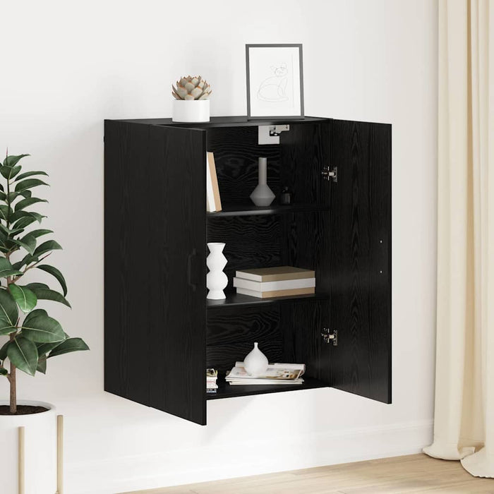 Dulap de depozitare Pe perete Stejar Negru 69,5 x 34 x 90 cm - WALTI WALTI