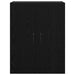 Dulap de depozitare Pe perete Stejar Negru 69,5 x 34 x 90 cm - WALTI WALTI