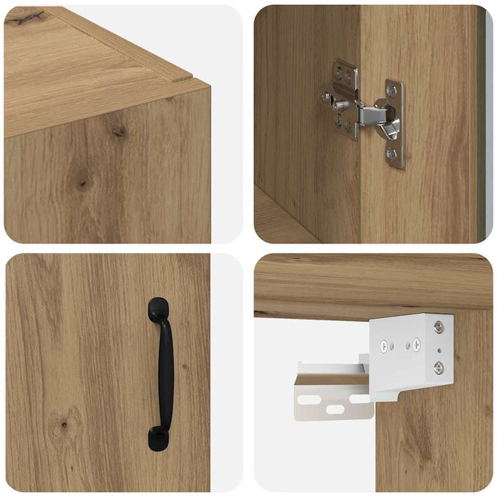 Dulap de perete suspendat Maro 69.5 x 34 x 90 cm Lemn compozit - WALTI WALTI