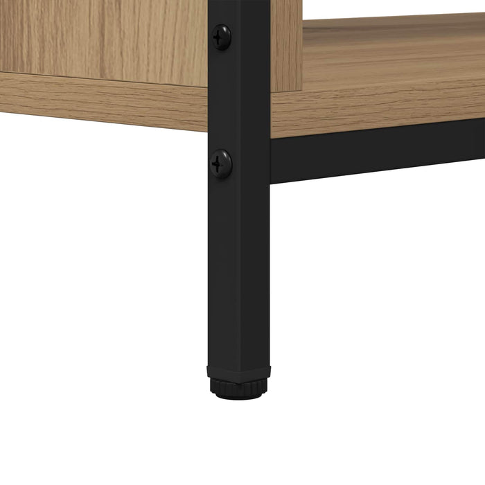 Cabinet TV Stejar Artizanal 100 x 40 x 45 cm Lemn compozit - WALTI WALTI