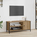 Cabinet TV Stejar Artizanal 100 x 40 x 45 cm Lemn compozit - WALTI WALTI