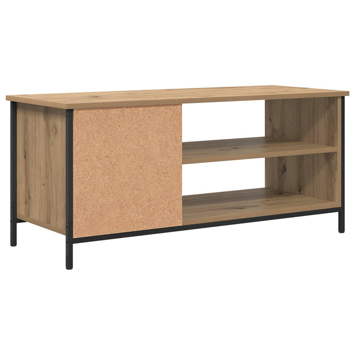 Cabinet TV Stejar Artizanal 100 x 40 x 45 cm Lemn compozit - WALTI WALTI
