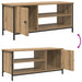 Cabinet TV Stejar Artizanal 100 x 40 x 45 cm Lemn compozit - WALTI WALTI