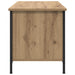 Cabinet TV Stejar Artizanal 100 x 40 x 45 cm Lemn compozit - WALTI WALTI