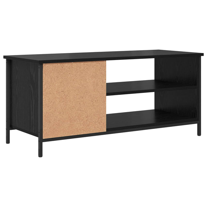 Cabinet TV Stejar Negru 100 x 40 x 45 cm Lemn compozit - WALTI WALTI