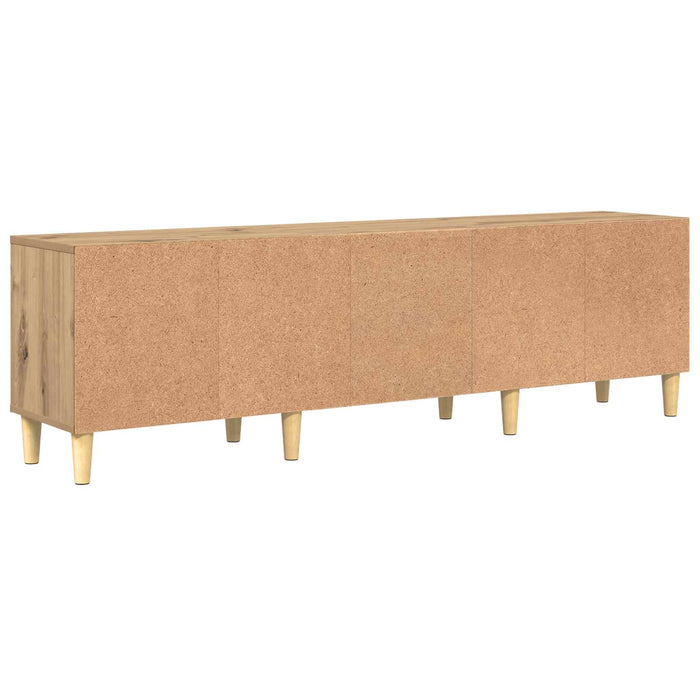 Cabinet TV 150 x 30 x 45 cm Stejar Artizanal Lemn compozit WALTI