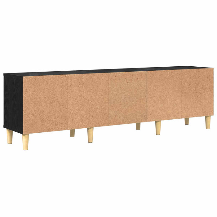 Cabinet TV Stejar Negru 150 x 30 x 45 cm Lemn compozit - WALTI WALTI