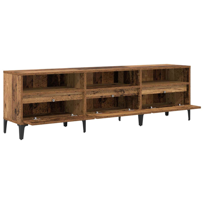 Cabinet TV Lemn Vechi 150 x 30 x 45 cm Lemn Ingineresc și Fier - WALTI WALTI