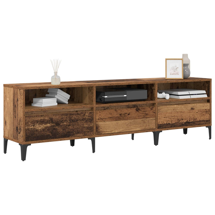 Cabinet TV Lemn Vechi 150 x 30 x 45 cm Lemn Ingineresc și Fier - WALTI WALTI