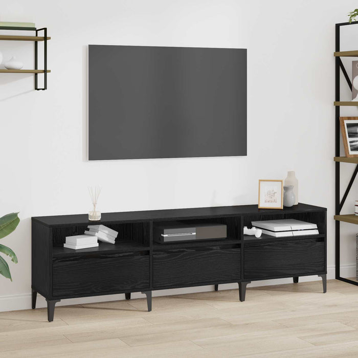 Cabinet TV cu sertar Stejar Negru 150 x 30 x 45 cm - WALTI WALTI