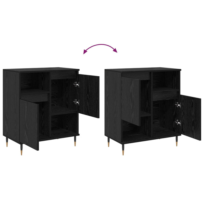Bufet Stejar Negru 60 x 35 x 70 cm - WALTI WALTI