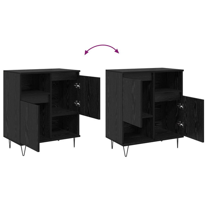 Bufet Stejar Negru 60 x 35 x 70 cm - WALTI WALTI