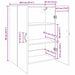 Dulap de perete Lemn vechi 69,5 x 34 x 90 cm Lemn compozit - WALTI WALTI