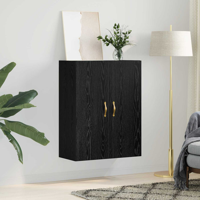 Dulap de perete Stejar Negru 69,5 x 34 x 90 cm Lemn compozit - WALTI WALTI