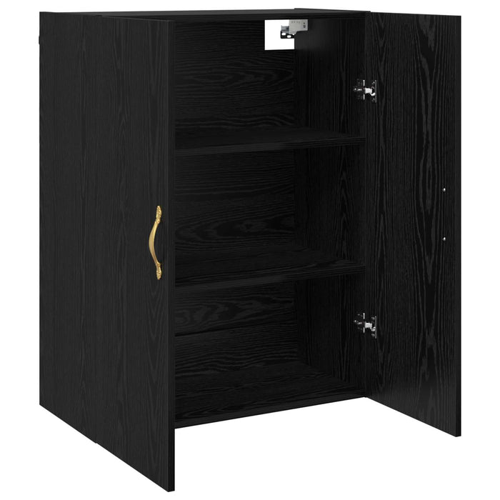 Dulap de perete Stejar Negru 69,5 x 34 x 90 cm Lemn compozit - WALTI WALTI