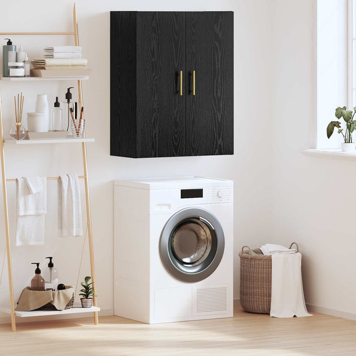 Dulap de perete Stejar Negru 69,5 x 34 x 90 cm Lemn compozit - WALTI WALTI