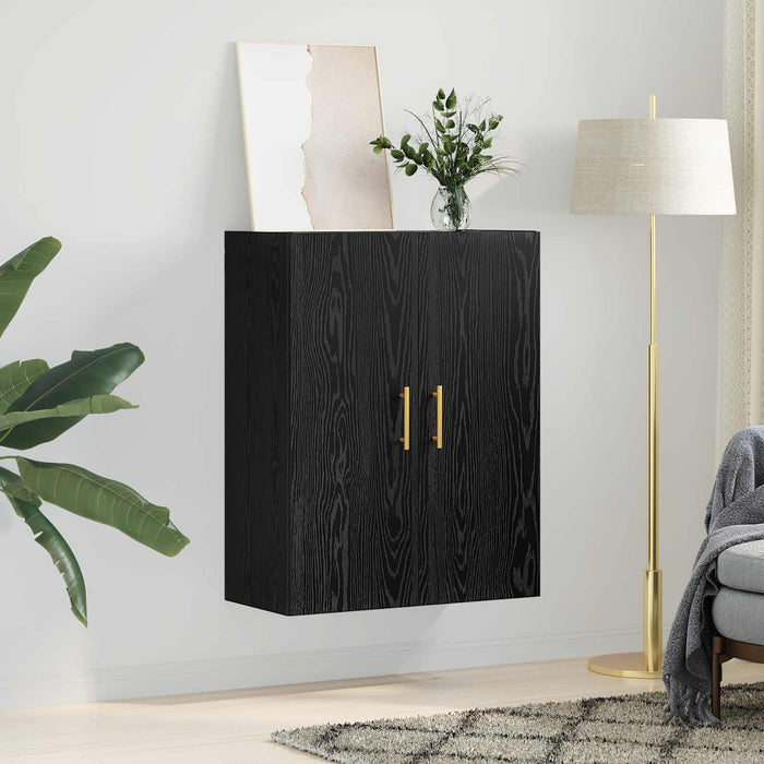 Dulap de perete Stejar Negru 69,5 x 34 x 90 cm Lemn compozit - WALTI WALTI