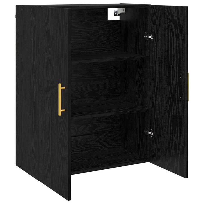 Dulap de perete Stejar Negru 69,5 x 34 x 90 cm Lemn compozit - WALTI WALTI