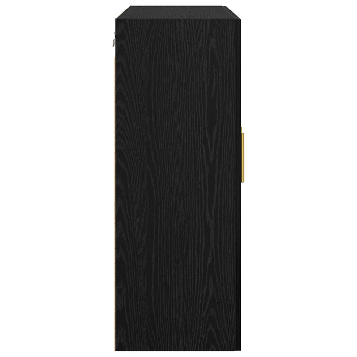 Dulap de perete Stejar Negru 69,5 x 34 x 90 cm Lemn compozit - WALTI WALTI