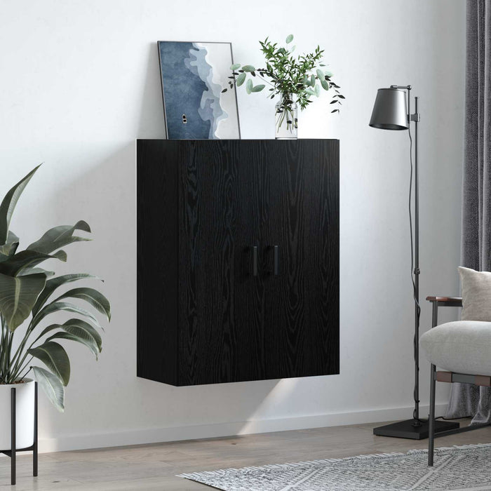 Dulap de perete Stejar Negru 69,5 x 34 x 90 cm Lemn compozit - WALTI WALTI