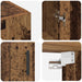 Dulap de perete Lemn vechi 69,5 x 34 x 90 cm Lemn compozit - WALTI WALTI