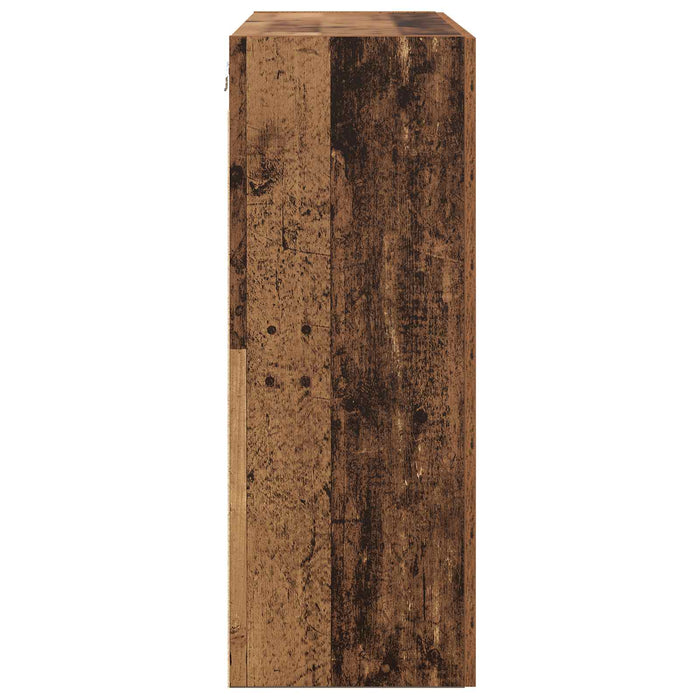 Dulap de perete Lemn vechi 69,5 x 34 x 90 cm Lemn compozit - WALTI WALTI