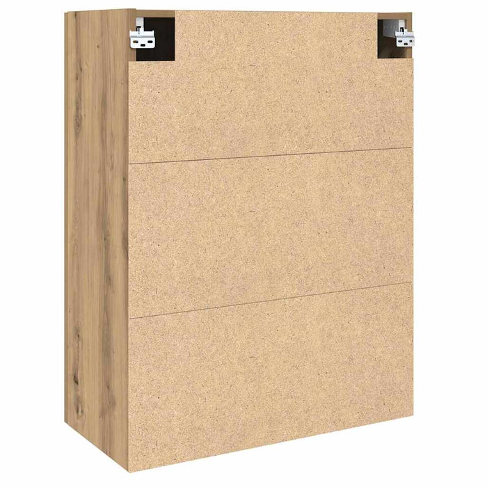 Dulap montat pe perete stejar artizanal 69.5 x 34 x 90 cm - WALTI WALTI