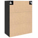 Dulap montat pe perete Stejar negru 69.5 x 34 x 90 cm - WALTI WALTI