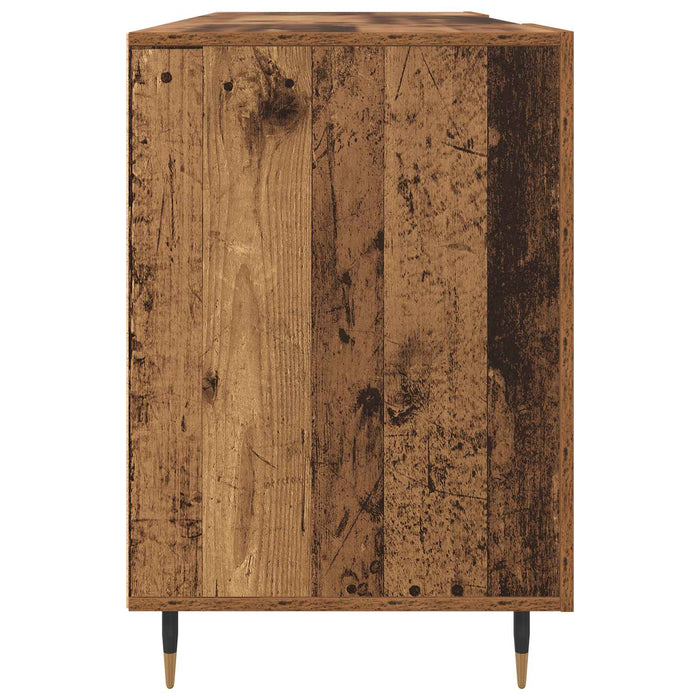 Birou cu raft cu ușă Lemn vechi 140 x 50 x 75 cm Lemn compozit - WALTI WALTI