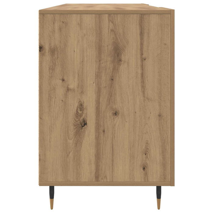 Birou stejar artizanal Lemn compozit 140 x 50 x 75 cm WALTI