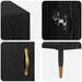 Birou cu raft Stejar negru 140 x 50 x 75 cm Lemn compozit - WALTI WALTI