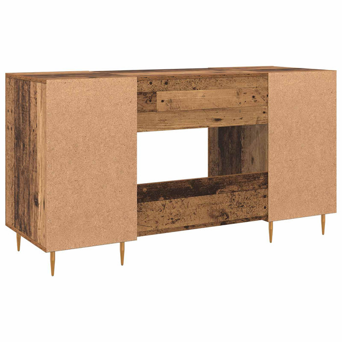 Birou cu raft cu ușă Lemn vechi 140 x 50 x 75 cm Lemn compozit - WALTI WALTI