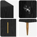 Birou cu raft Stejar negru 140 x 50 x 75 cm Lemn compozit - WALTI WALTI