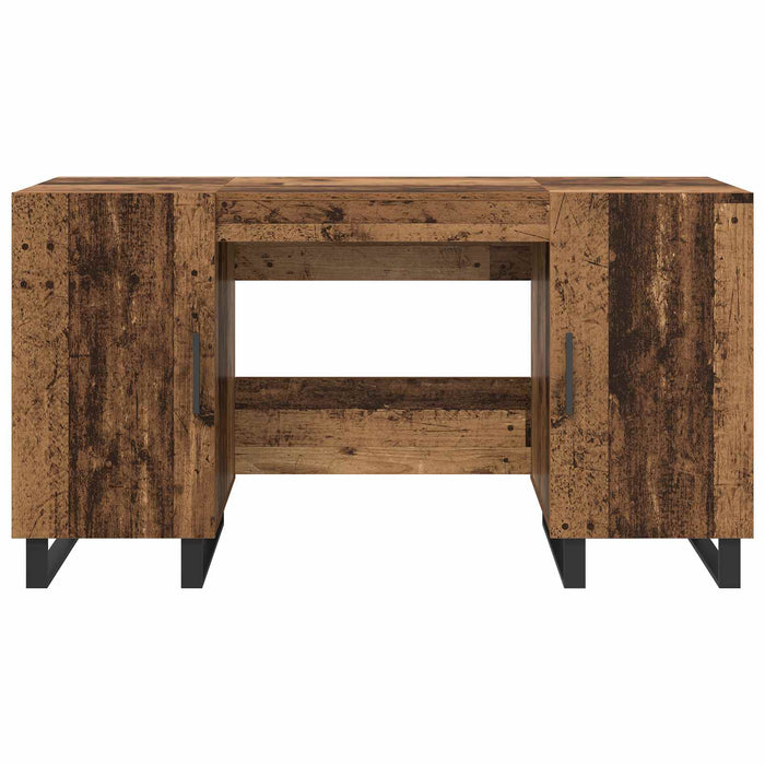 Birou cu raft cu ușă Lemn vechi 140 x 50 x 75 cm Lemn compozit - WALTI WALTI