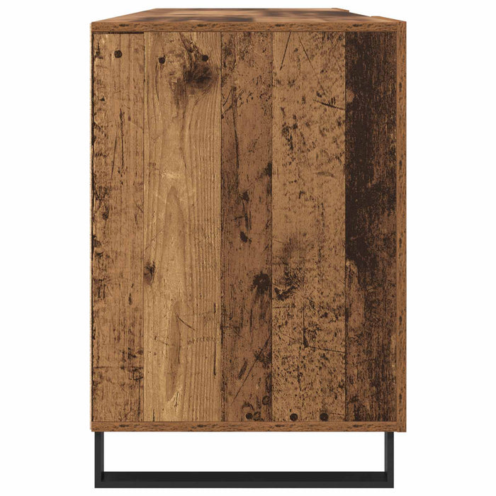 Birou cu raft cu ușă Lemn vechi 140 x 50 x 75 cm Lemn compozit - WALTI WALTI