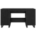 Birou cu raft Stejar negru 140 x 50 x 75 cm Lemn compozit - WALTI WALTI
