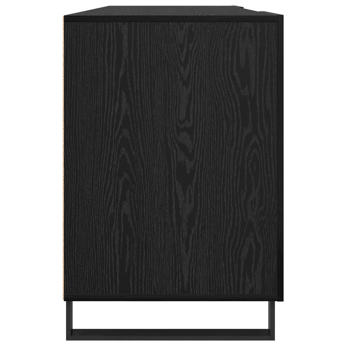 Birou cu raft Stejar negru 140 x 50 x 75 cm Lemn compozit - WALTI WALTI