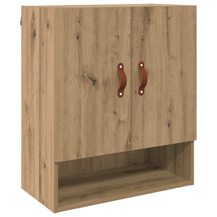 Dulap de perete stejar artizanal 60 x 31 x 70 cm Lemn compozit - WALTI WALTI