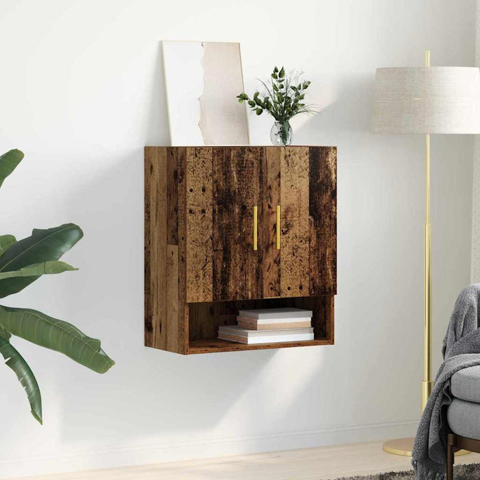 Dulap de perete Lemn vechi 60 x 31 x 70 cm Lemn compozit - WALTI WALTI