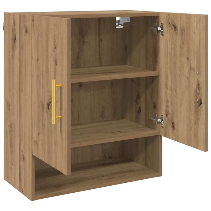 Dulap de perete stejar artizanal 60 x 31 x 70 cm Lemn compozit - WALTI WALTI