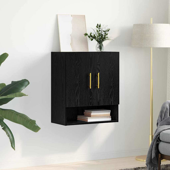 Dulap de perete Stejar negru 60 x 31 x 70 cm Lemn compozit - WALTI WALTI