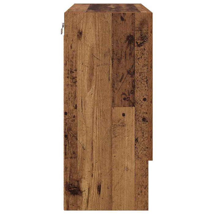 Dulap montat pe perete Lemn vechi 60 x 31 x 70 cm Lemn compozit - WALTI WALTI