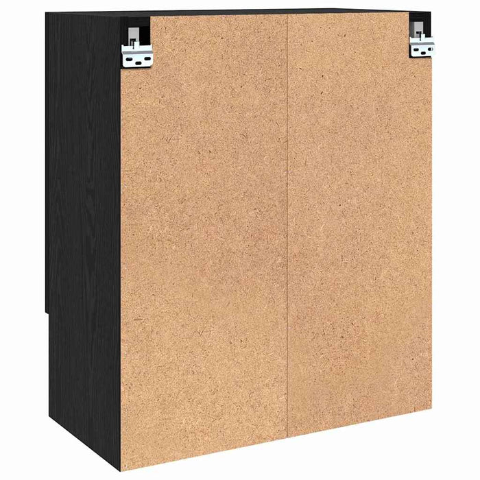 Dulap montat pe perete Pe perete Stejar Negru 60 x 31 x 70 cm - WALTI WALTI